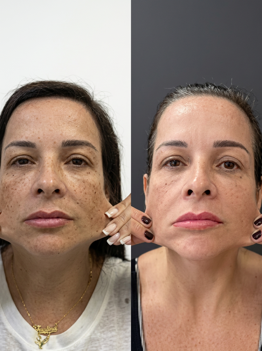 Antes e depois — Harmonização Facial